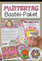 Vorschau - Arbeitsblätter - MUTTERTAG - Bastelvorlagen (Materialpaket) - Deckblatt