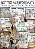 Vorschau - Arbeitsblätter - Osterwerkstatt - KreativPAKET zur Osterzeit (Klasse 1-5) - Deckblatt