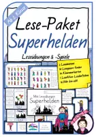 Vorschau - Spiele - Lese-Paket | SUPERHELDEN - Deckblatt