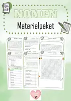 Vorschau - Arbeitsblätter - Materialpaket "Nomen" - Deckblatt