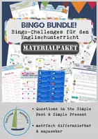Vorschau - Spiele - Bingo-Bundle Fragesätze Englisch - Deckblatt