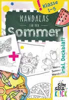 Vorschau - Mal- und Bastelvorlagen - 2 x 16 Sommerliche Mandalas + Ausmalbilder - Deckblatt