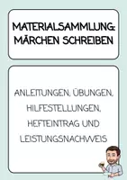 Vorschau - Arbeitsblätter - Materialsammlung - Märchen schreiben - Deckblatt