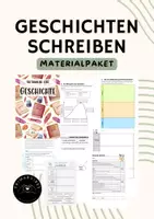 Vorschau - Stundenentwürfe - Materialpaket: Geschichten schreiben - Deckblatt