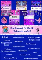 Vorschau - Arbeitsblätter - Die Popmusik und ihre Künstler:innen (Gymnasium/Mittelschule) - Deckblatt