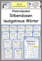 Vorschau - Fördermaterial/Inklusion - Materialpaket Silbendosen - Deckblatt