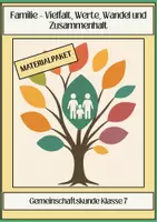 Vorschau - Stundenentwürfe - Materialpaket "Familie" - Deckblatt