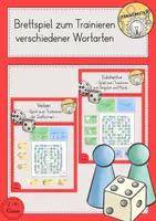 Vorschau - Stationenlernen - Wortarten - Deckblatt