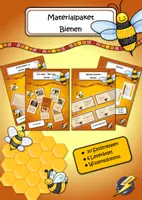 Vorschau - Arbeitsblätter - Materialpaket Bienen - Deckblatt