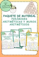 Vista previa - Hojas de trabajo - Paquete de material Rastrillo de Pascua paredes/ rastrillo pirámides - Portada