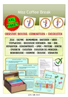 Vorschau - Arbeitsblätter - OBERSTUFE BIOLOGIE - LERNKARTEIEN + CHECKLISTEN (XXL Materialpaket) - Deckblatt