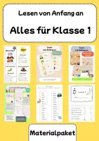 Vorschau - Stundenentwürfe - Materialpaket "Lesen von Anfang an - Alles für Klasse 1" - Deckblatt