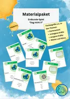 Vorschau - Spiele - Materialpaket: 3 Sets Erdkunde-Spiel "Sag nicht X" - Deckblatt