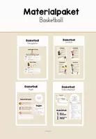 Vorschau - Unterrichtsreihen - Materialpaket Basketball (Grundschule) - Deckblatt