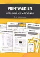 Vorschau - Arbeitsblätter - Sparpaket Printmedien: Alles rund um die Zeitung! - Deckblatt