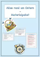 Vorschau - Arbeitsblätter - Materialpaket_Alles rund um Ostern - Deckblatt