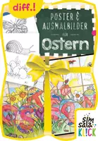 Vorschau - Mal- und Bastelvorlagen - Riesige Gemeinschaftsposter und Ausmalbilder für Ostern * inkl. 𝕘𝕣𝕒𝕥𝕚𝕤 Ostergrüße * - Deckblatt