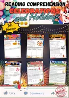 Vorschau - Arbeitsblätter - Materialpaket - Celebrations/Holidays Reading - Grade 8/9 - Deckblatt