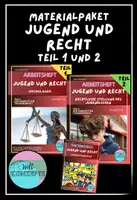 Vorschau - Stundenentwürfe - Materialpaket - Jugend und Recht 1 und 2 + Fakten zum Jugendstrafrecht - Deckblatt
