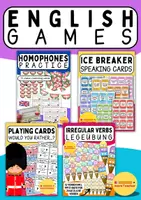 Vorschau - Stationenlernen - MATREIALPAKET: Übungen und Spiele für den Englischunterricht - Deckblatt