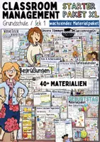 Vorschau - Arbeitsblätter - Classroom Management 👨🏼🏫👩🏻🏫 - Komplettpaket fürs Klassenzimmer - Deckblatt