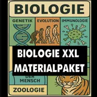 Vorschau - Arbeitsblätter - BIOLOGIE - XXL MATERIALPAKET - Deckblatt