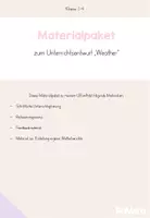 Vorschau - Stundenentwürfe - Materialpaket zum Unterrichtsentwurf "weather" - Deckblatt