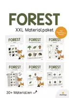 Vorschau - Arbeitsblätter - FOREST: XXL Materialpaket für den Englischunterricht (im Wald, Forest Animals) - Deckblatt