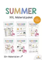 Vorschau - Mal- und Bastelvorlagen - SUMMER: XXL Materialpaket für den Englischunterricht (Sommer) - Deckblatt