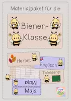 Vorschau - Poster - Materialpaket für deine Bienen-Klasse - Deckblatt