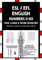 Vorschau - Spiele - ENGLISCH: Zahlen 0-100 | Aufgabenkarten | Suchsel | A1 | A2 | Mini-Paket - Deckblatt