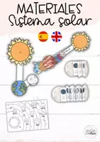 Vista previa - Manualidades / Dibujos para colorear - Pack Sistema Solar - Portada