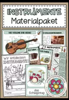 Vorschau - Arbeitsblätter - INSTRUMENTE - Materialpaket - Deckblatt