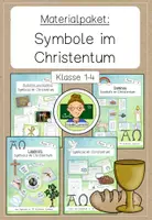 Vorschau - Spiele - Paket: Symbole im Christentum (Religion Grundschule Klasse 1-4) - Deckblatt