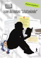 Vorschau - Stundenentwürfe - Materialpaket: Lesen des Romans "Schattenkinder" (Deutsch, Klasse 6-8) - Deckblatt