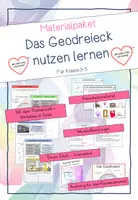 Vorschau - Unterrichtsreihen - Materialpaket - Geodreieck - Deckblatt