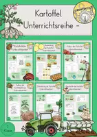 Vorschau - Stundenentwürfe - Kartoffel Anbau Entwicklung Geschichte Unterrichtsreihe Materialpaket - Deckblatt