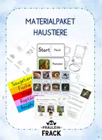 Vorschau - Arbeitsblätter - Materialpaket Heimtiere - Deckblatt