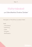 Vorschau - Stundenentwürfe - Materialpaket zum Unterrichtsentwurf "Kreatives Schreiben" - Deckblatt