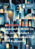 Vorschau - Stundenentwürfe - Sparpaket – Kubismus | Abstraktion | Kunstunterricht komplett - Deckblatt