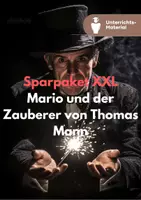 Vorschau - Stundenentwürfe - Sparpaket XXL: Thomas Mann - Mario und der Zauberer | Stundenentwurf, Klausur, Unterrichtsreihe & Präsentation - Deckblatt