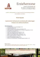 Vorschau - Stundenentwürfe - Materialpaket: Systemische Sichtweise & soziokulturelle Lebenslagen - Analyse von Lebenssituationen, 44-84 UE; Lernfeld 6: „Kinder, Jugendliche und junge Erwachsene bei der Bewältigung besonderer Lebenssituationen unterstützen“ - Deckblatt