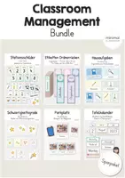Vorschau - Arbeitsblätter - Bundle: Classroom Management (alle Materialien) Sparkpaket - Deckblatt