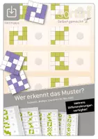 Vorschau - Stationenlernen - Materialpaket Klettmappen | Wer erkennt das Muster? | Level 1 - 4 - Deckblatt