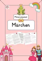 Vorschau - Arbeitsblätter - Märchen - Wachsendes Materialpaket - Deckblatt