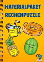 Vorschau - Spiele - Rechenpuzzle deluxe: Das große Mathepaket – Addition, Subtraktion, Multiplikation & Division zum Ausschneiden - Deckblatt