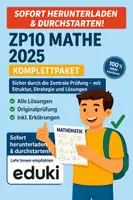 Vorschau - Merkblätter - ZP10 Mathe 2026 (ZAP Mathe 2026) KOMPLETTPAKET - Deckblatt