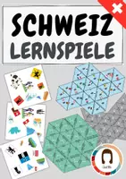 Vorschau - Spiele - Materialpaket: Spiele Schweiz Geografie - Deckblatt