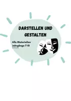 Vorschau - Arbeitsblätter - Materialpaket Darstellen und Gestalten - Alle Materialien! - Deckblatt