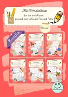 Vorschau - Arbeitsblätter - Materialpaket: alle Wendediktate Klasse 1 - für Flex und Flora - Deckblatt